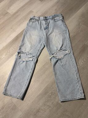 Pacific Sunwear Light Blue Baggy Fit Denim Jeans